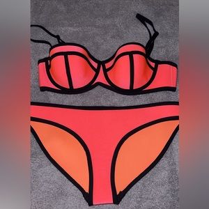 Triangl bathing suit top and bottom